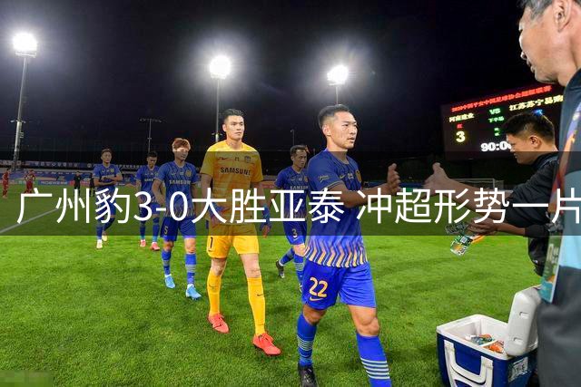 广州豹3-0大胜亚泰 冲超形势一片大好